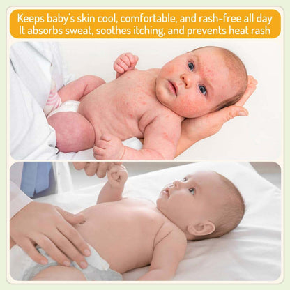 PEGO Baby Heat Rash Cooling Gel Powder, Lightweight Gel Texture, 100ml/3.38oz