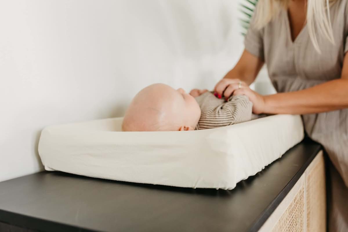 Copper Pearl Premium Knit Changing Pad Cover