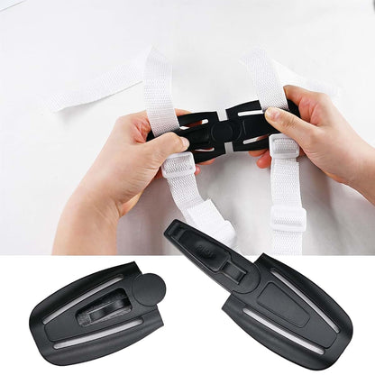 Peixiong Universal Child Seat Chest Harness Clip, Black
