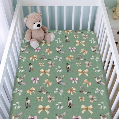 Kastlee Mallard Ducks Fitted Crib Sheet