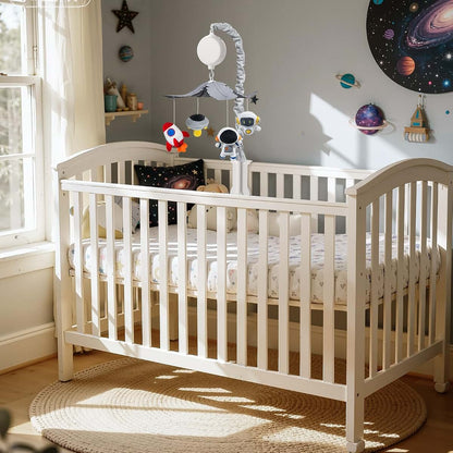 Feisike Space Crib Mobile for Nursery Decor and Playful Exploration