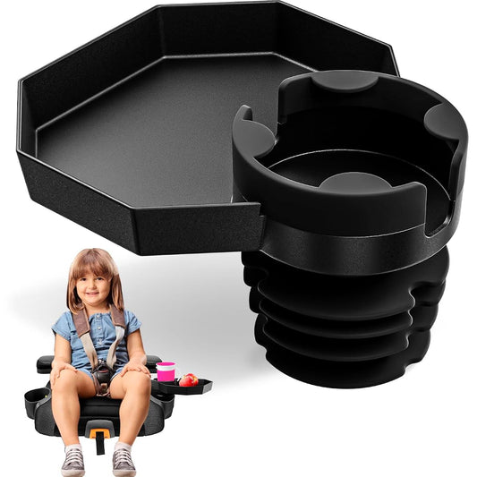 Integral Kids Travel Tray - Car Seat Tray With Large Base And Cup Holder