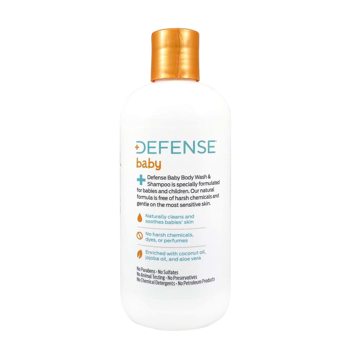 BabyOneStop Defense Soap Baby Shampoo and Body Wash with Tea Tree and Coconut Oil