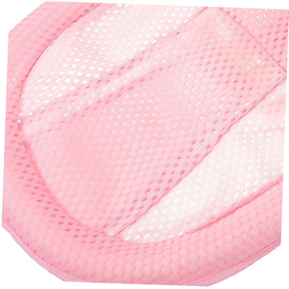 CORHAD Baby Bath Net Pocket for Newborns, Mesh Bath Support with Adjustable Length, Pink