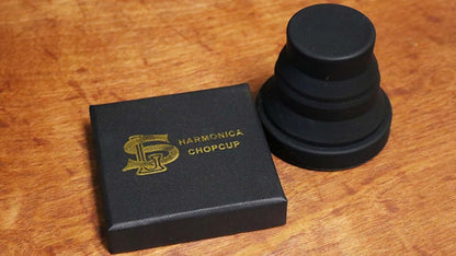 Murphy's Magic Supplies, Inc. Harmonica Chop Cup Black 2 (Silicon) by Leo Smetsers - Trick
