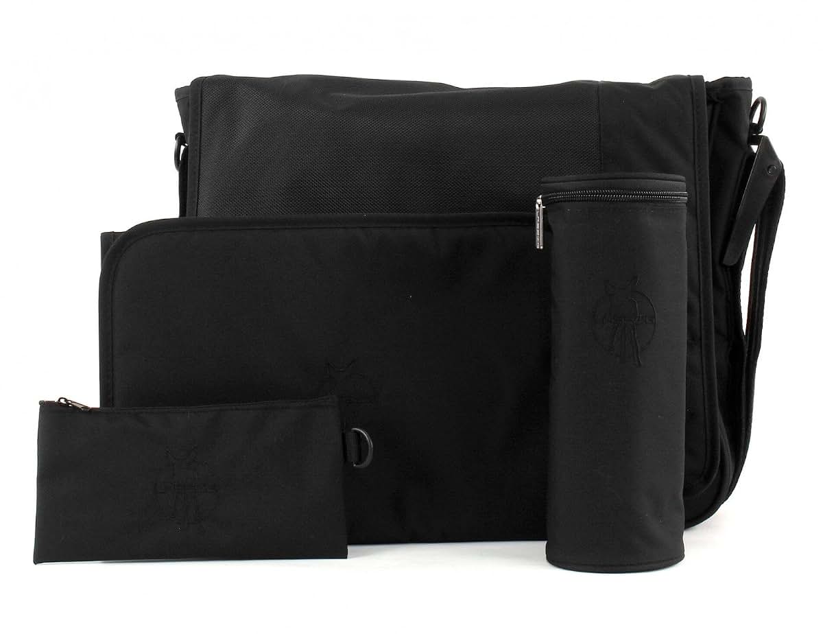 Lassig Casual Messenger Bag Patchwork black