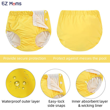 EZ Moms Reusable Swim Diapers Size 3