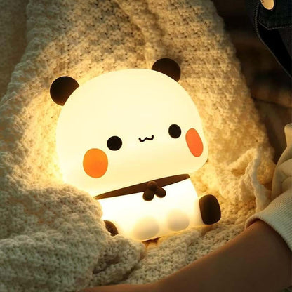 Cartoon Girls Bedroom Silicone Nightlight, Rechargeable