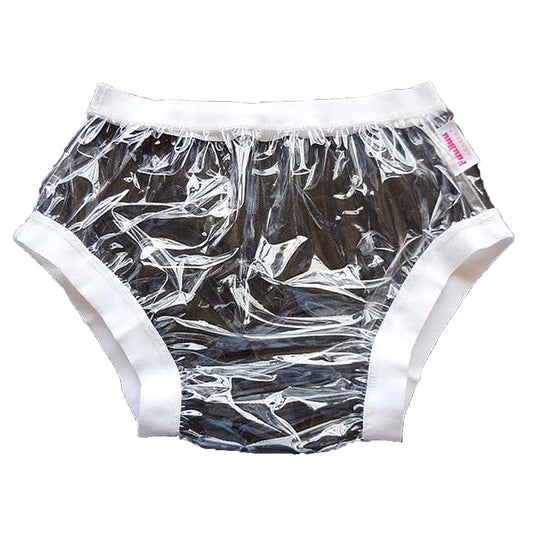 ZAKEKE Adult Incontinence Pants,Plastic Diapers,Adult Cloth Diapers Covers, Waterproof and Reusable Elderly Diapers