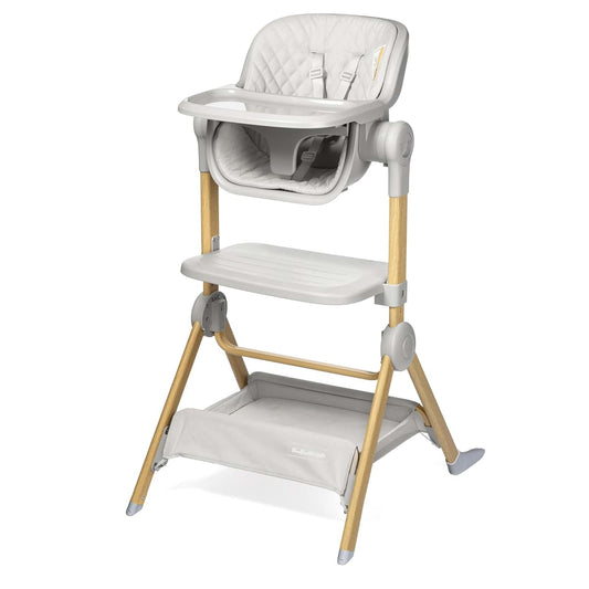 BaeBae Goods Modern Baby High Chair Seat Attachment – Light Grey High Chair Seat Only – Compatible with Shared Frame
