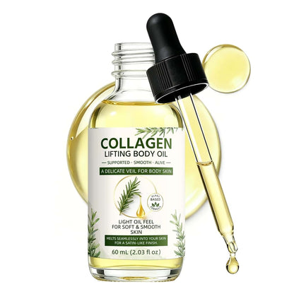 YLYBESK Collagen Infused Plant-Based Body Oil For Daily Hydration