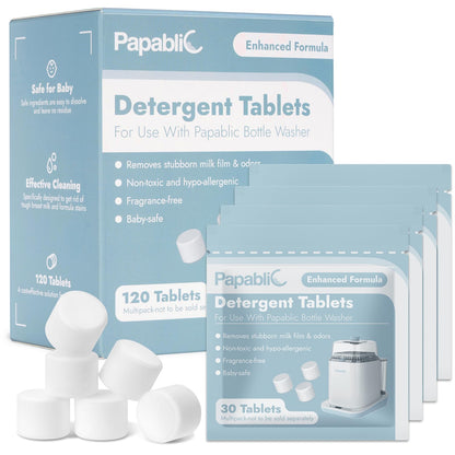 Papablic Detergent Soap Tablets for Baby Bottle Washers