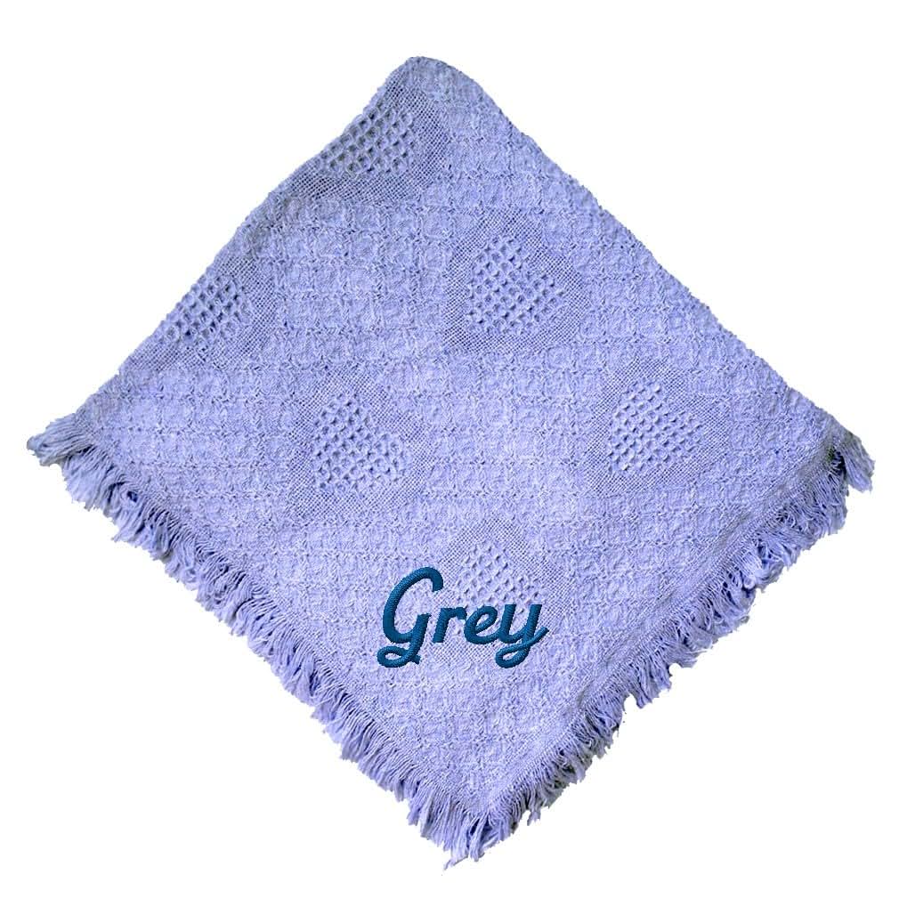 Fastasticdeal Personalized Cotton Woven Baby Blanket