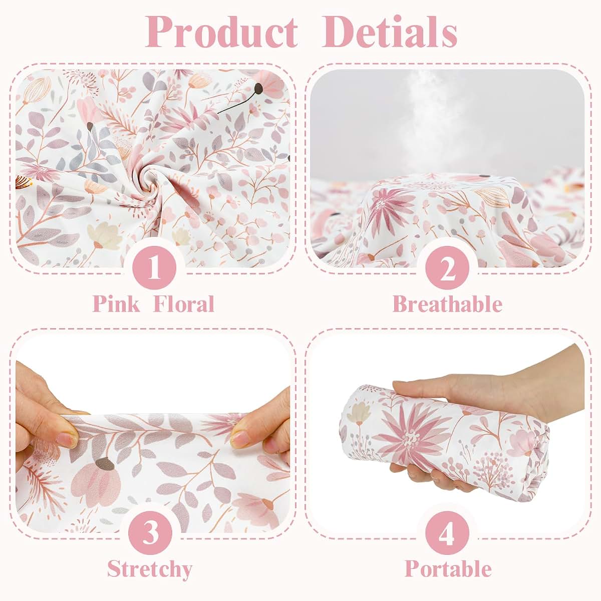 Breathable Microfiber Car Seat Canopy Cover for Infants and Carriers