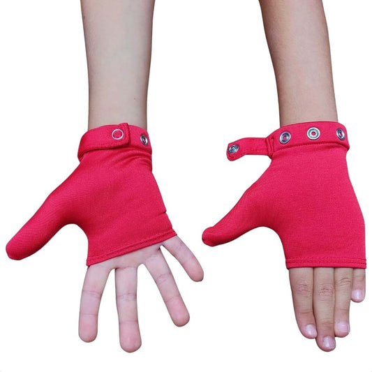OFFA Thumb Sucking Stop for Kids (Ages 3-6) - Kit Includes 2 Thumb Sucking Deterrent Gloves (Red) & Guide Booklet