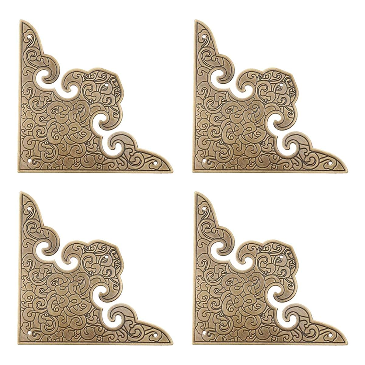 Solid Brass Corner Guards for Furniture Edge Protection