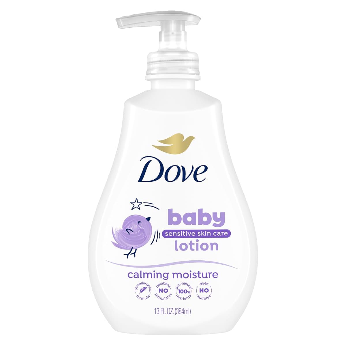 Baby Dove Sensitive Skin Care Calming Moisture Baby Lotion, 13 oz