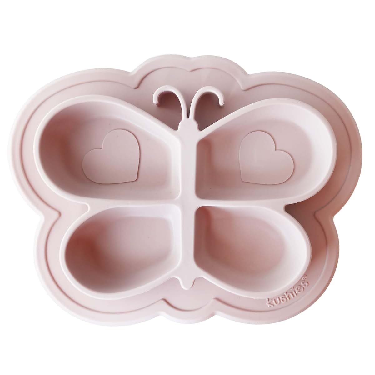 Kushies Silicone Divided Plate with Suction for Baby and Toddler