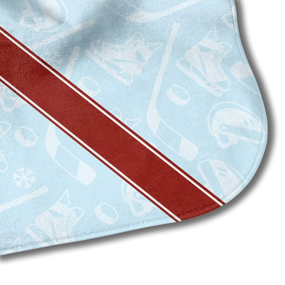 YouCustomizeIt Personalized Hockey Hooded Baby Towel (photo 4)