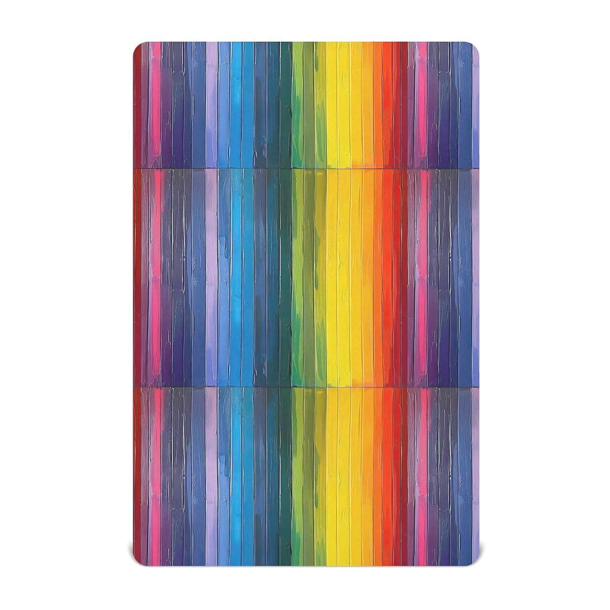 UMIRIKO Rainbow Stripe Pack n Play Sheet