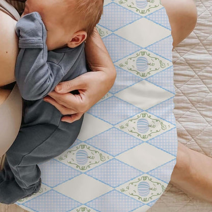 Autumn Pumpkins Print Nursing Pillow Slipcover for Breastfeeding Support | Polyester Pillow Cases