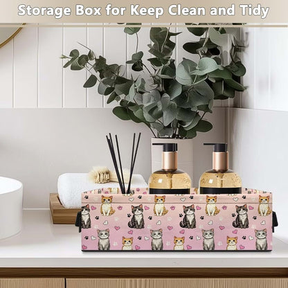 BabyOneStop Collapsible Fabric Storage Bin With Handles