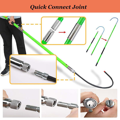 Insulated Rescue Hook for High Voltage Electrical Safety