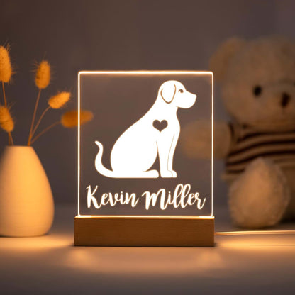 With Love From Julie Personalized Night Light for Kids Girls Boys Customized Gifts for Baby Custom Nursery Lamp Bedroom (photo 4)