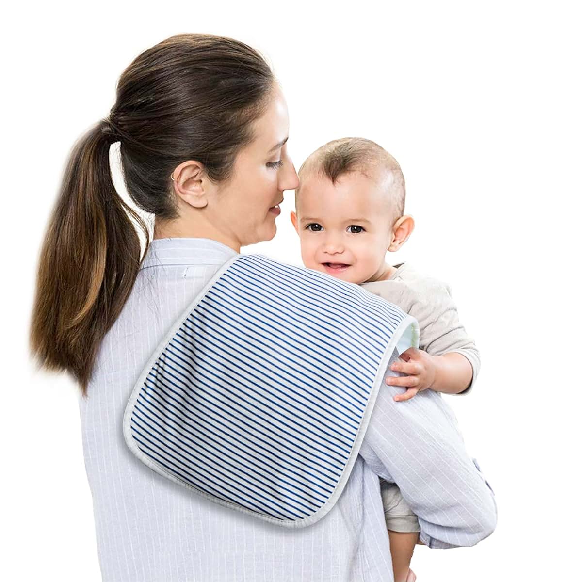Hakochia Organic Cotton Burp Cloths 8 Pack
