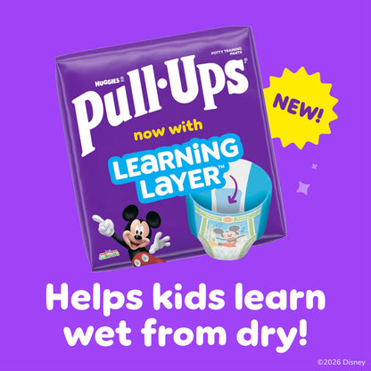 Pull-Ups Boys' Potty Training Pants, Size 3T-4T Training Underwear (32-40 lbs), 112 Count