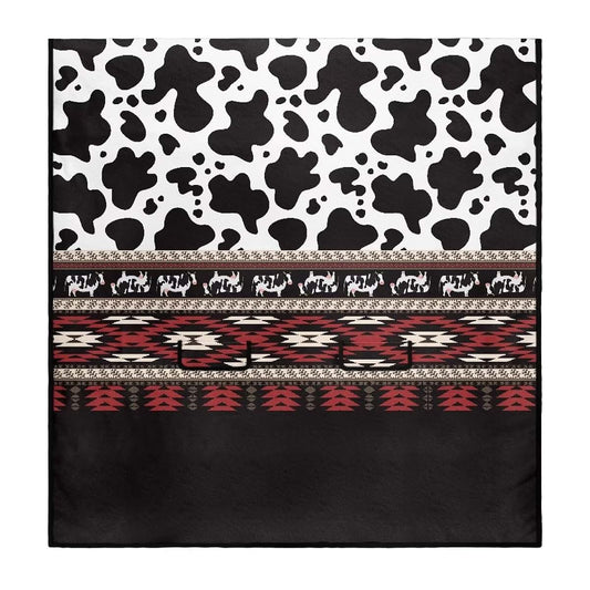 Dreaweet Aztec Cow Print Universal Car Back Seat Towel Cover