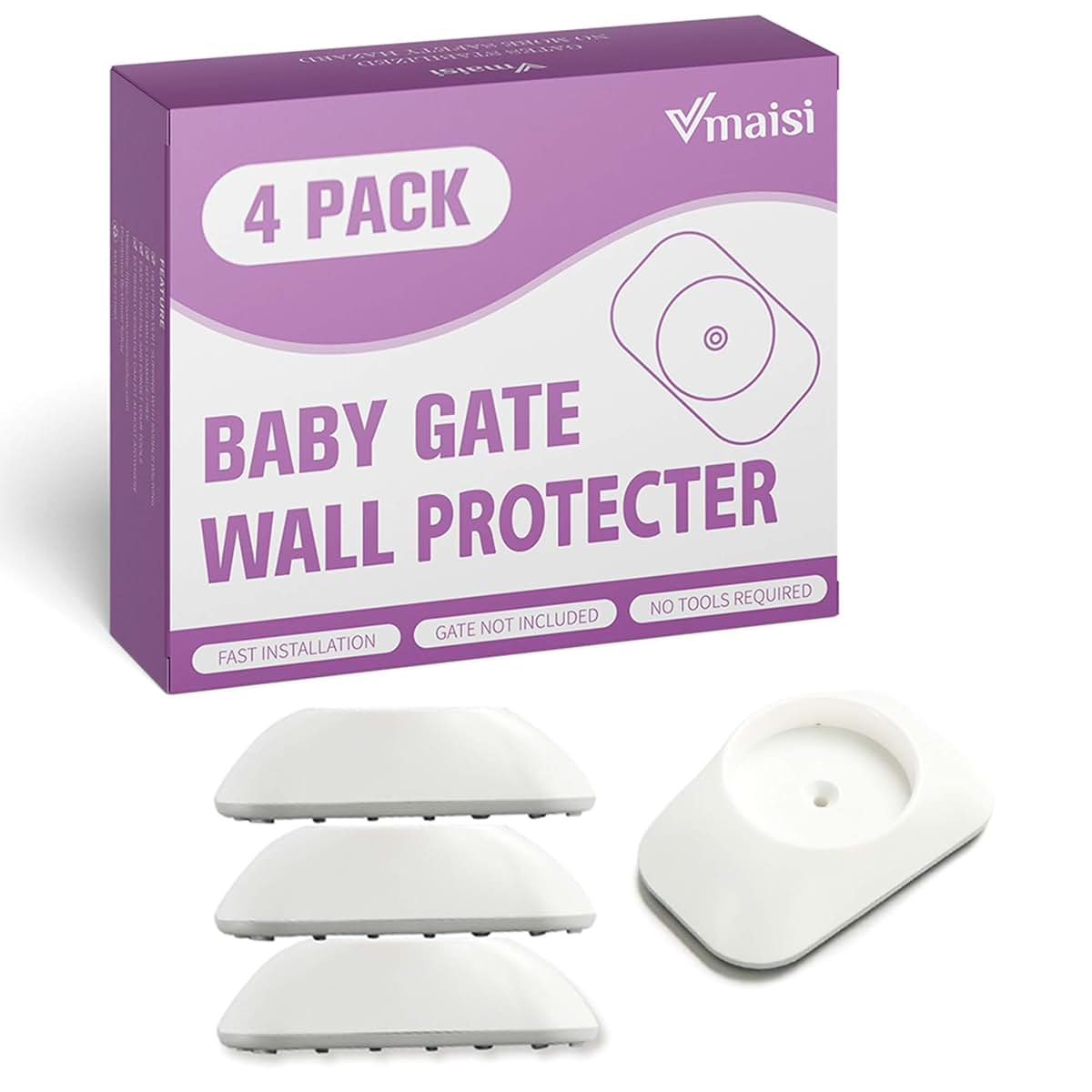 Vmaisi Baby Gate Wall Cup Protector 4 Pack
