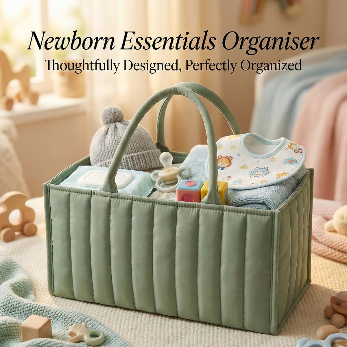 ZZOZPOP Portable Baby Essentials Organizer Diaper Caddy (photo 4)