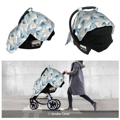 Muishi Polar Bear Baby Car Seat Canopy Nursing Cover