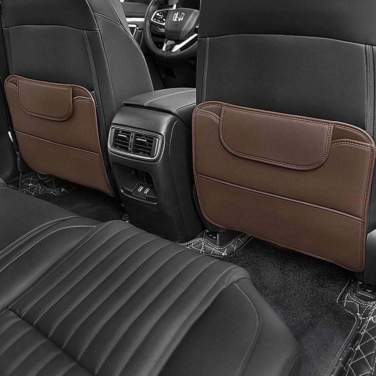 Lunbfff 2 Pack Kick Mats Back Seat Protector For BMW X7