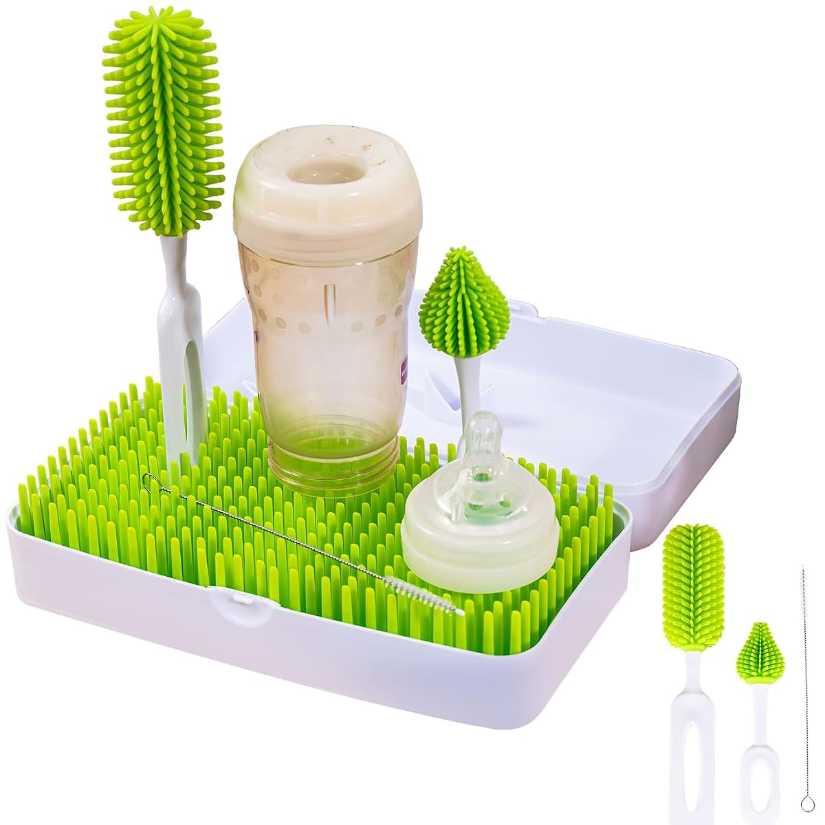 Hinparo Baby Bottle Drying Rack and Travel Cleaning Kit