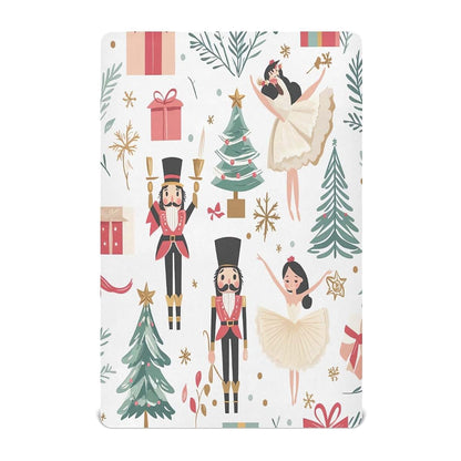 Fugidog Fitted Playard Sheet Nutcracker Print 39x27 Inch