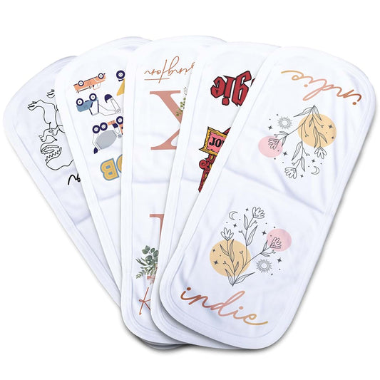 MYETCHEY Personalized Baby Burp Cloth - Unique for Boys & Girls- Burp Cloth for Boys or Girls Newborn Gift