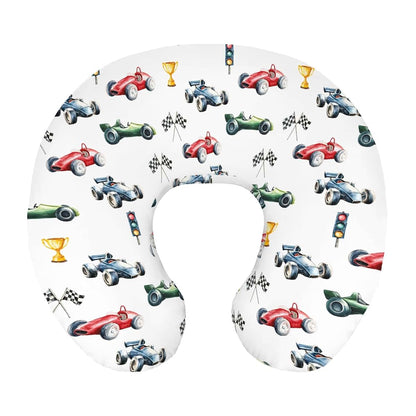Wicbfdfv Race Car Nursing Pillow Cover Soft Stretchy Polyester Slipcover