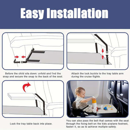 Peosaard Toddler Airplane Bed With Cartoon Space Pattern (photo 4)