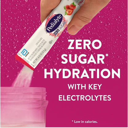 Pedialyte Electrolyte Drink Mix Strawberry