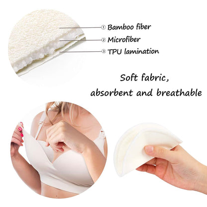 Phogary Washable Nursing Pads - Reusable Bamboo Breast Pads