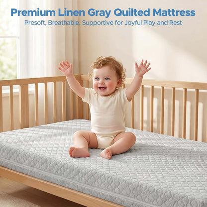 Schnauzer Home Dual Sided Memory Foam Crib Mattress (photo 2)