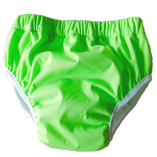 Zakeke Washable Adult Diaper Cover Incontinence Pant, X-Small, Green