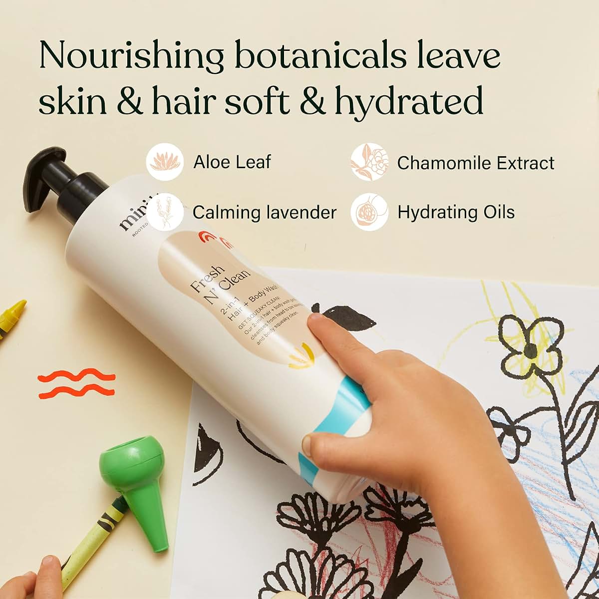 Mini Bloom 2-in-1 Hair and Body Wash for Baby and Kids