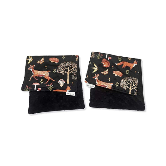 Meg Original Baby Burp Cloth Set, Forest Friends Design