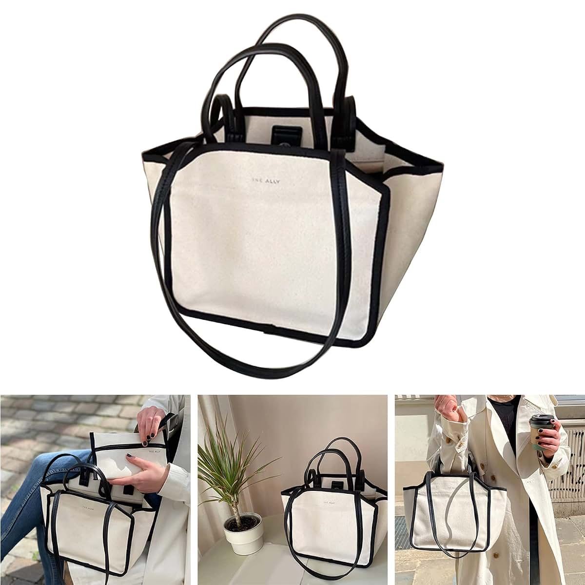 Heyzakka Canvas Diaper Bag Newborn Nappy Organizer Handbag (photo 2)