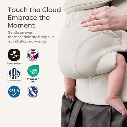 Bc Babycare CocoonGo Baby Carrier CloudTouch Fabric Ergonomic 7-45 lbs