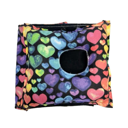 BabyOneStop Watercolor Hearts G-Tube Pillow Belt For Tummy Time
