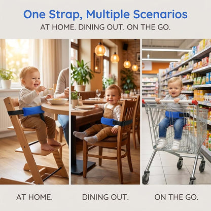 High Chair Safety Straps: Adjustable Universal Harness for Baby Dining and Travel
